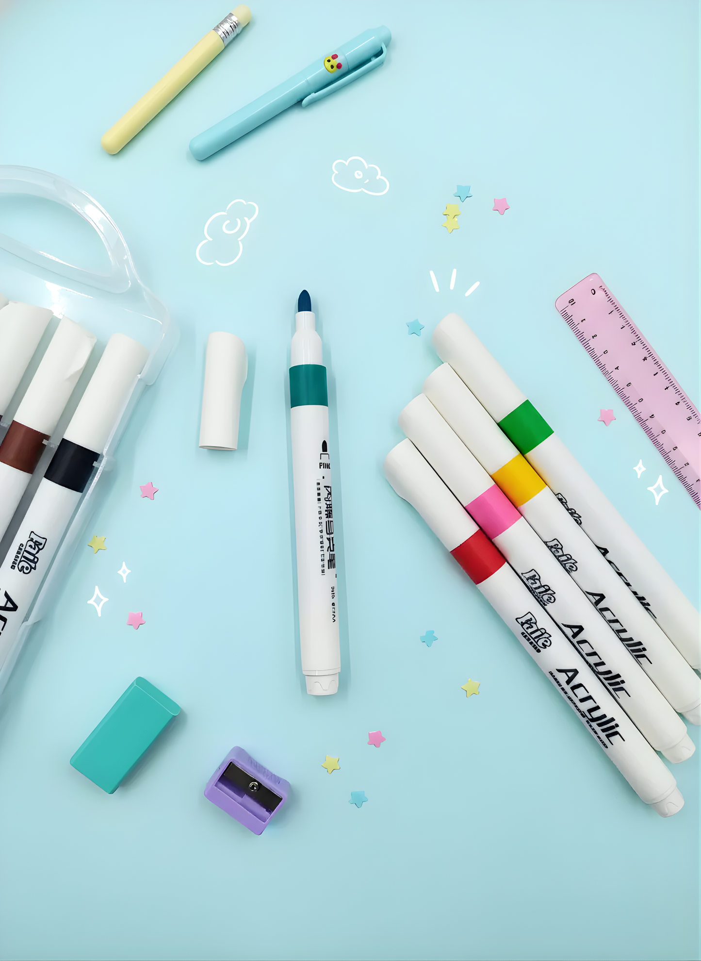 Acrylic Paint Marker - 12 Shades