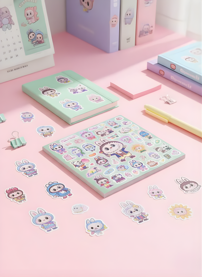 Labubu Sticker Book - Kawaii Stickers