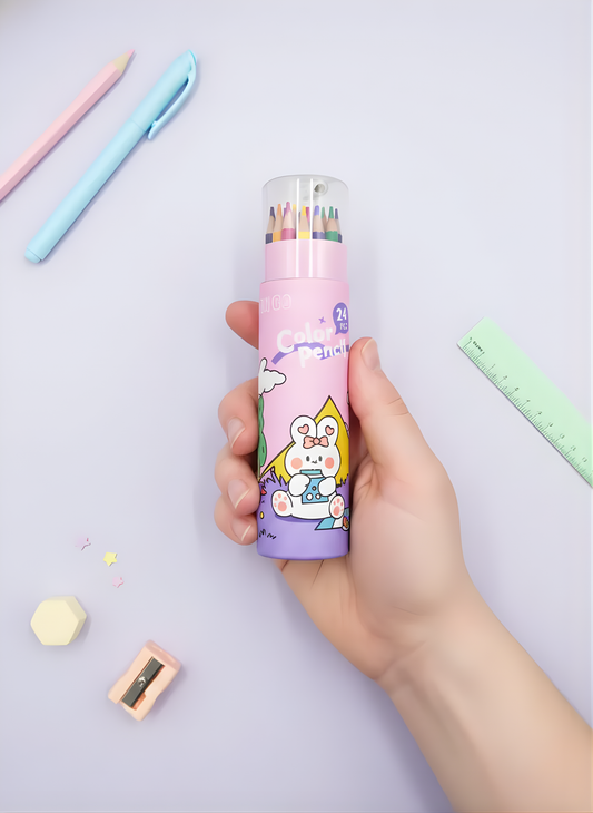 Color Pencils Long - 24 shades