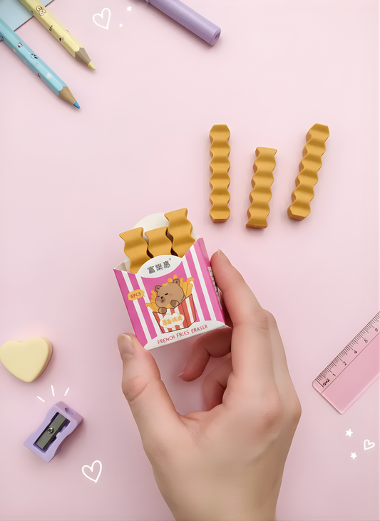 French Fries Eraser  - Kawaii Eraser