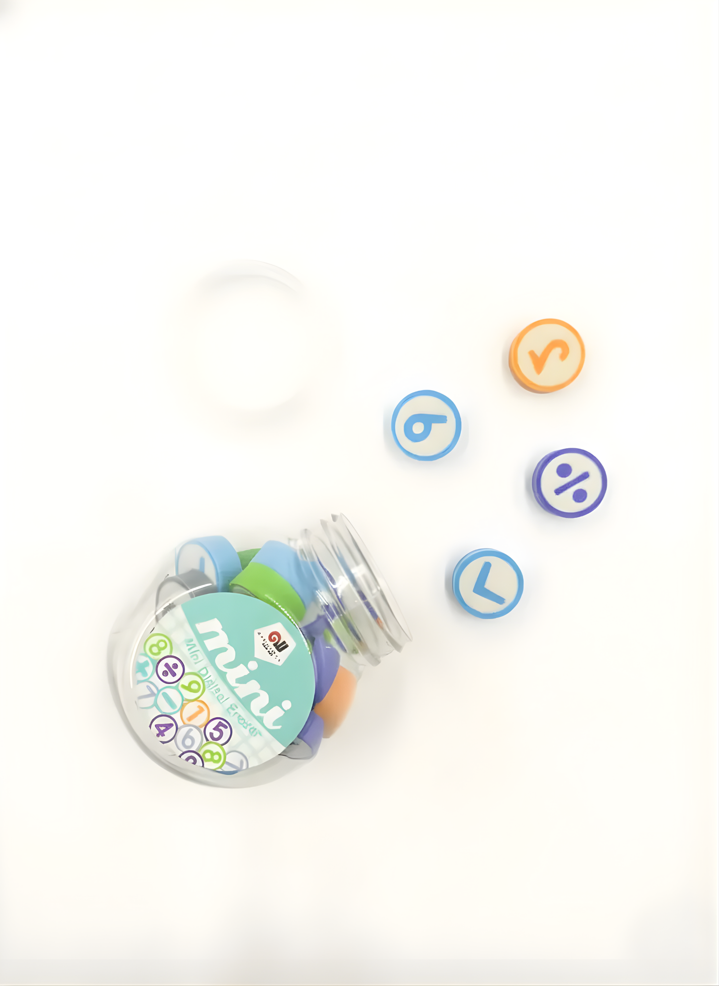 Mini Maths Eraser - Kawaii Eraser