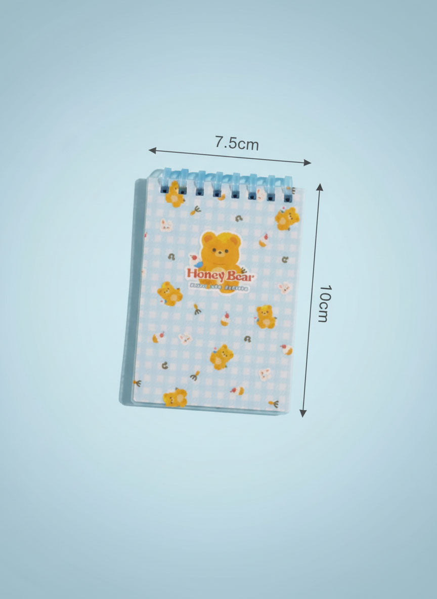 Honey Bunny & Honey Bear A7 Mini Spiral Notebooks