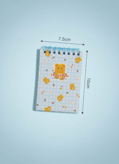 Honey Bunny & Honey Bear A7 Mini Spiral Notebooks