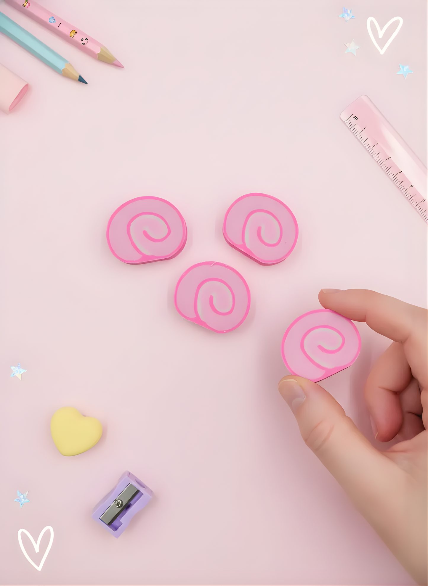 Cinnamon Roll Eraser - Kawaii Eraser