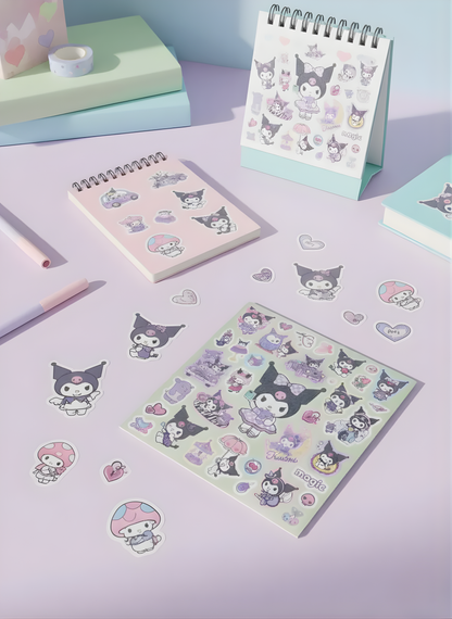 Kuromi Stciker Book - Kawaii Stickers