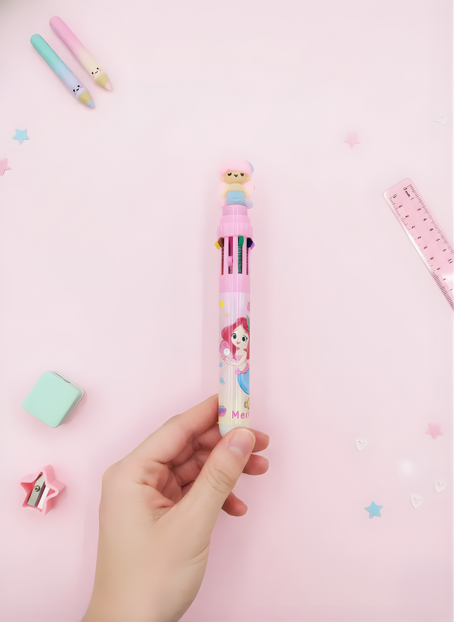 Mermaid Multicolor Pen - Kawaii Pen