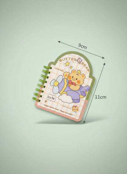 Kawaii Butter Bear Notebook