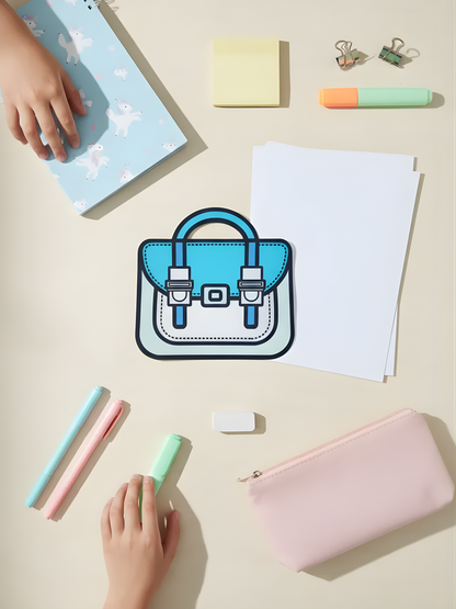 Birthday / Party Return Gift Ziplock Bag - School Bag Themed Bag