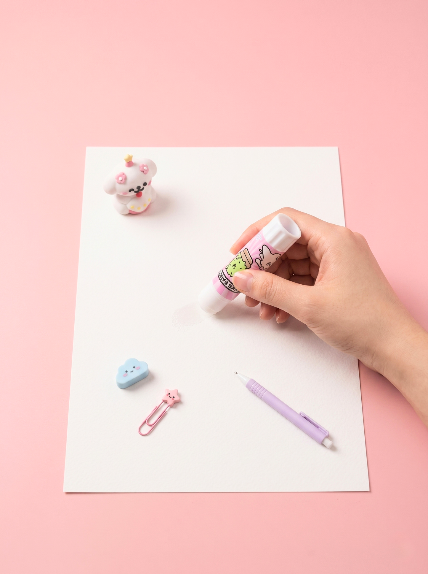 Kawaii Character Glue Stick