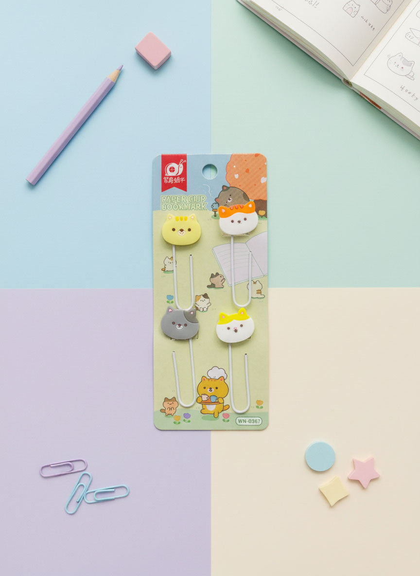Kawaii Page Holder Cat Theme