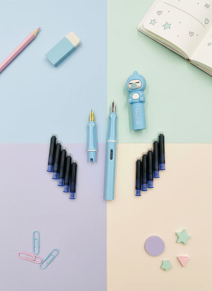 Kawaii Angela Ink Pen Set