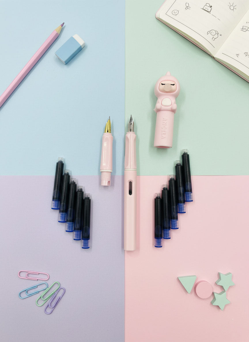 Kawaii Angela Ink Pen Set