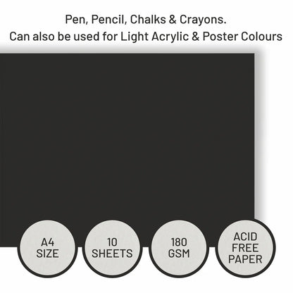 Black paper with text and circular labels detailing specifications.