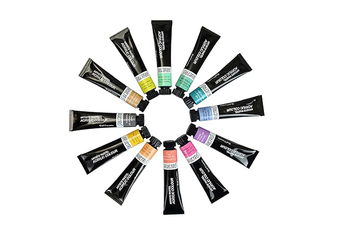 Assorted tubes of hair color on a white background