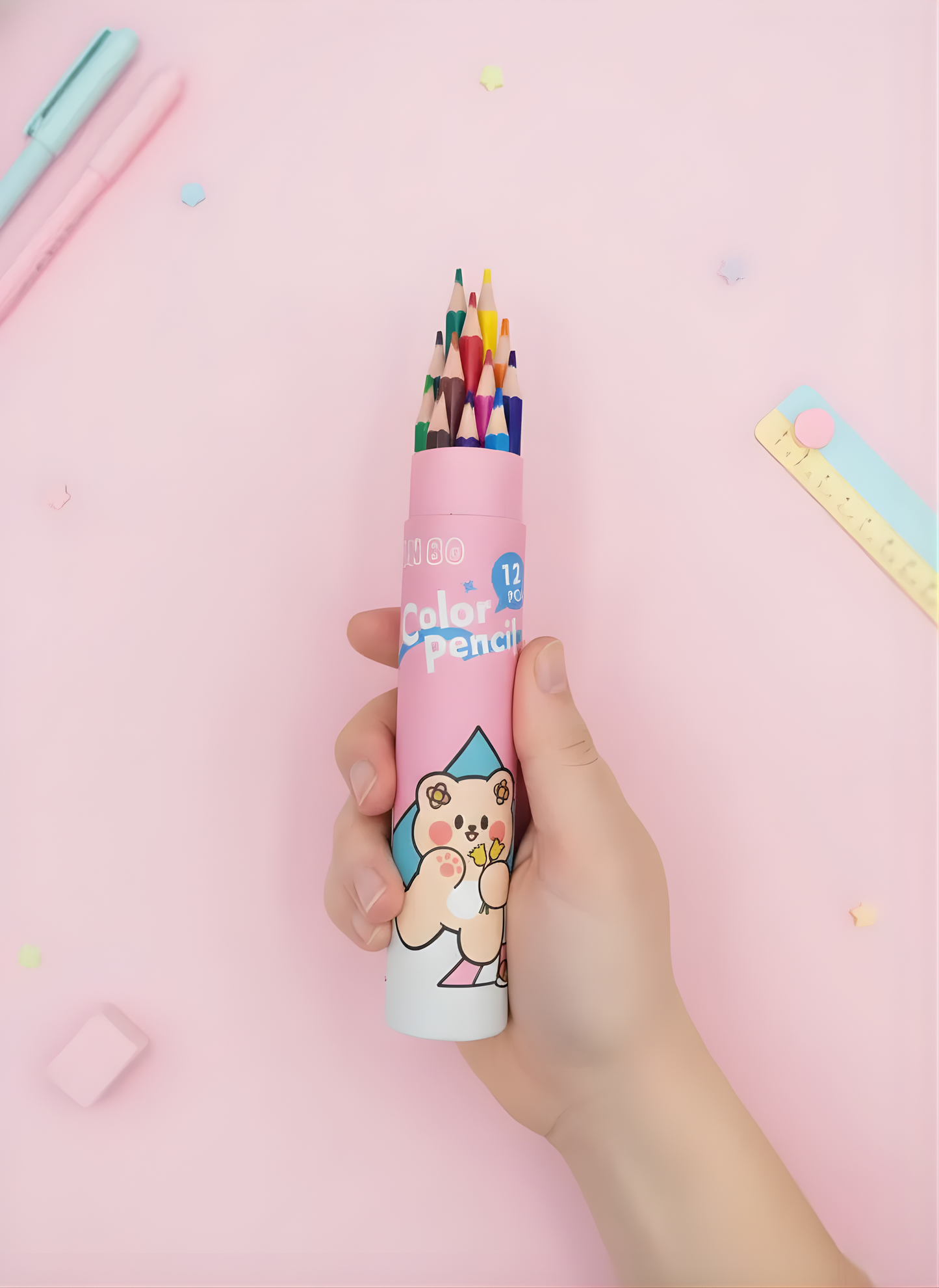 Color Pencils Long - 12 shades
