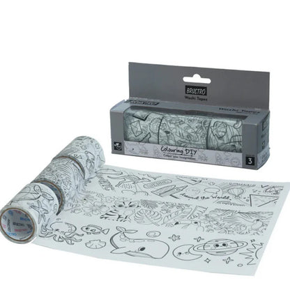 Brustro Washi Tapes DIY Colouring Tapes
