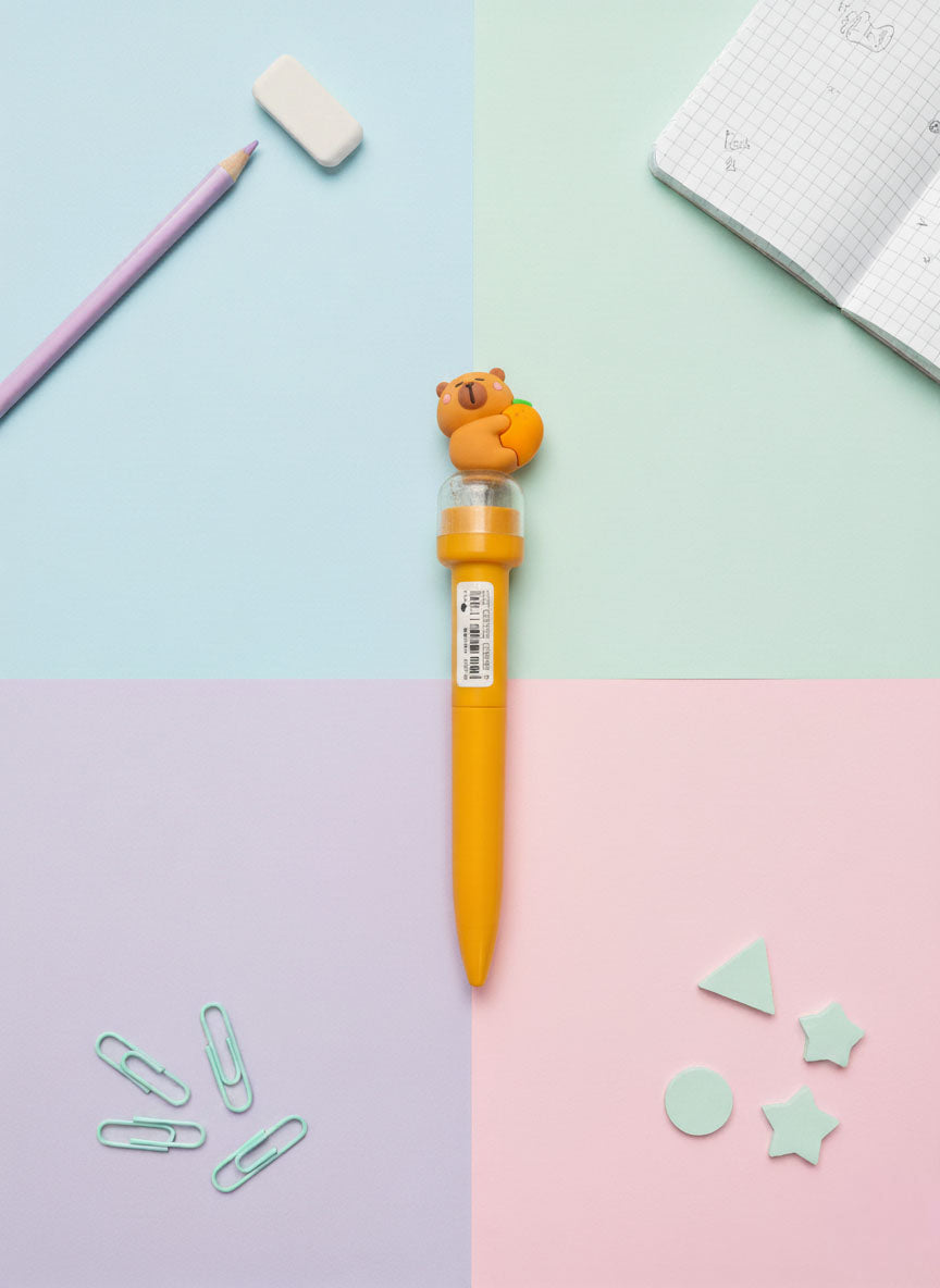 Kawaii Capybara Seal Pen