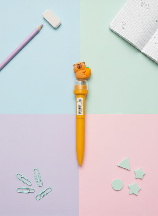 Kawaii Capybara Seal Pen