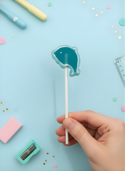 Aqua Theme Lollipop Eraser  - Kawaii Eraser