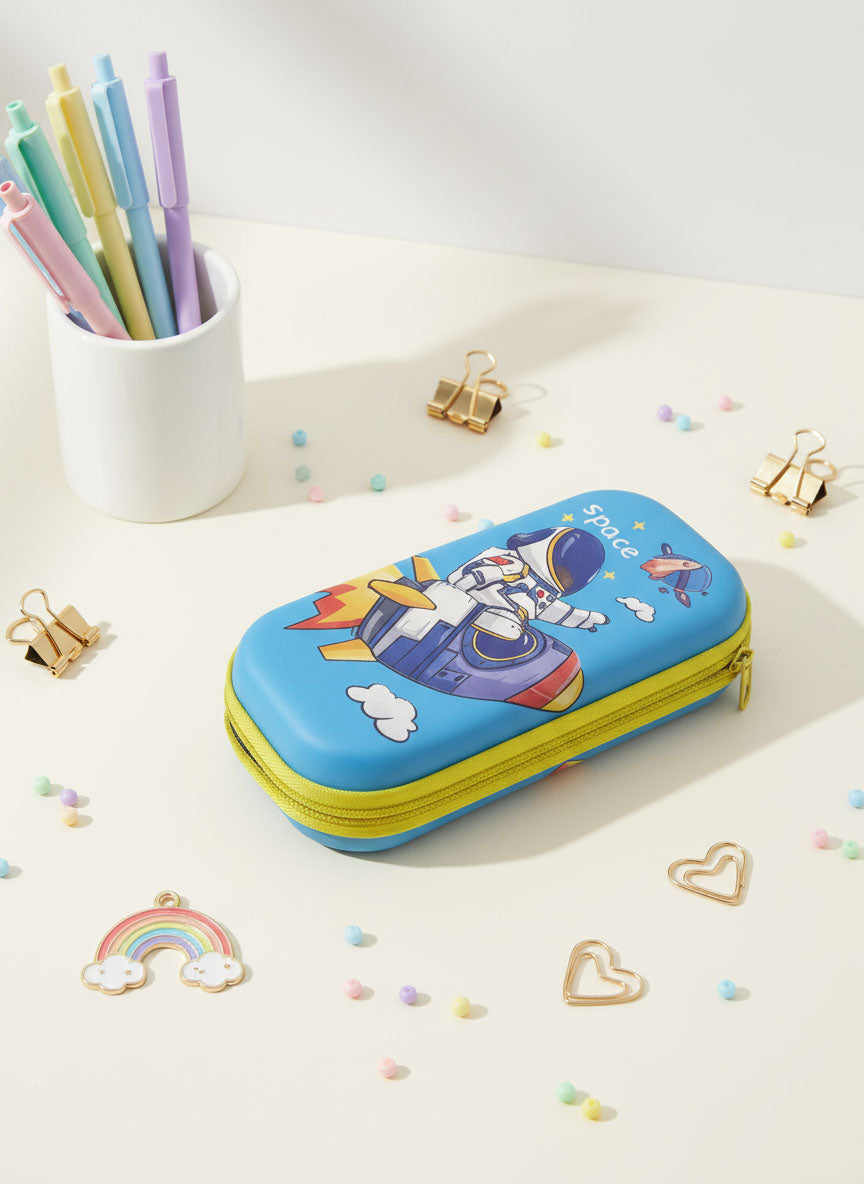 Kawaii Silicon Zipper Pouch -  Space Theme