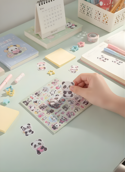 Panda Sticker Book -  Kawaii Stickers