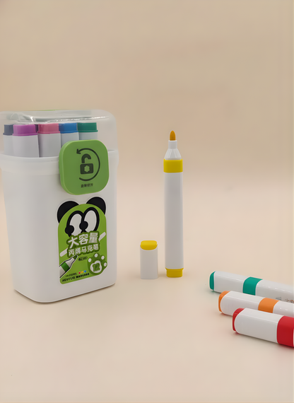 Acrylic Color Marker - 12 Shades