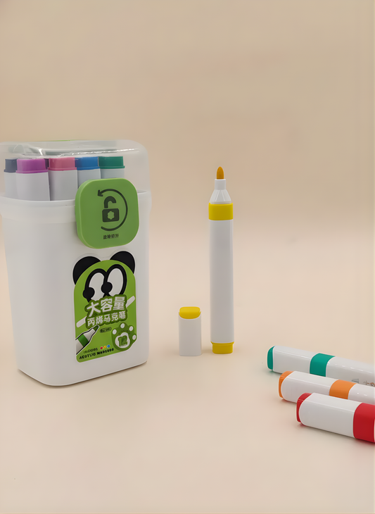 Acrylic Color Marker - 12 Shades