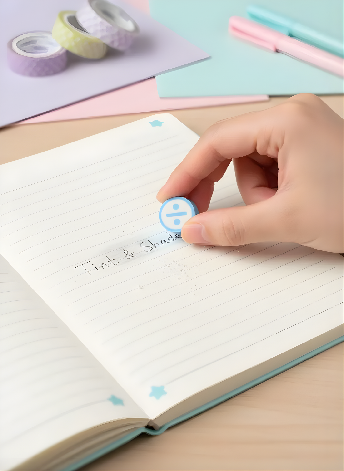 Mini Maths Eraser - Kawaii Eraser