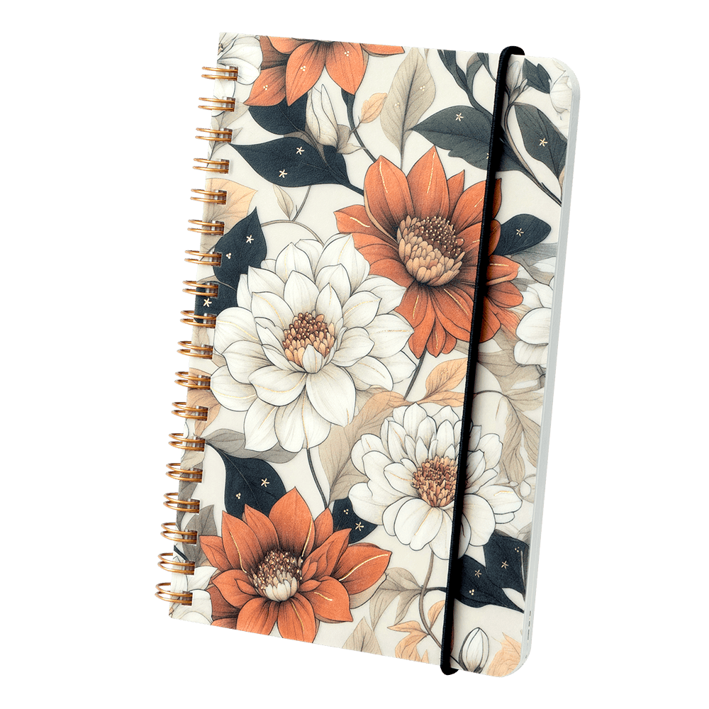 Nightingale Floral Notebook (B) – A6+