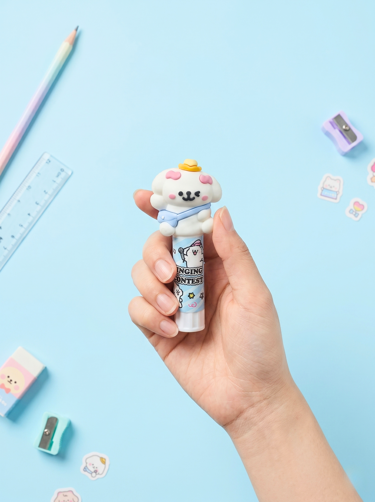 Kawaii Character Glue Stick