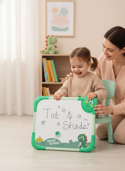 Dinosaur Whiteboard with Erase & Write Pen for Toddlers & Kids