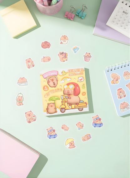 Capybara Sticker Books - Kawaii Stickers