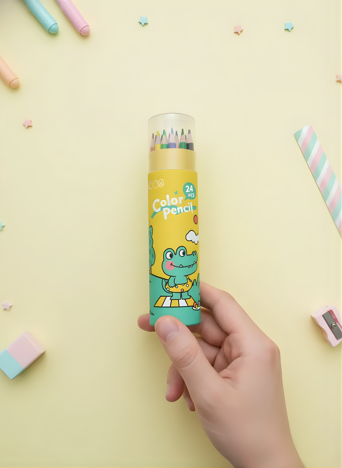 Color Pencils Long - 24 shades