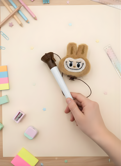 Labubu Fur Pen - Kawaii Pen