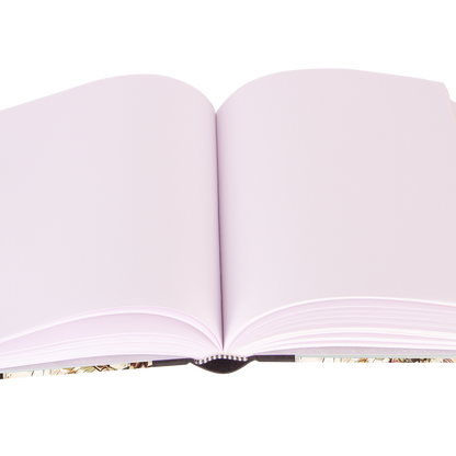 Open book with white pages on a white background