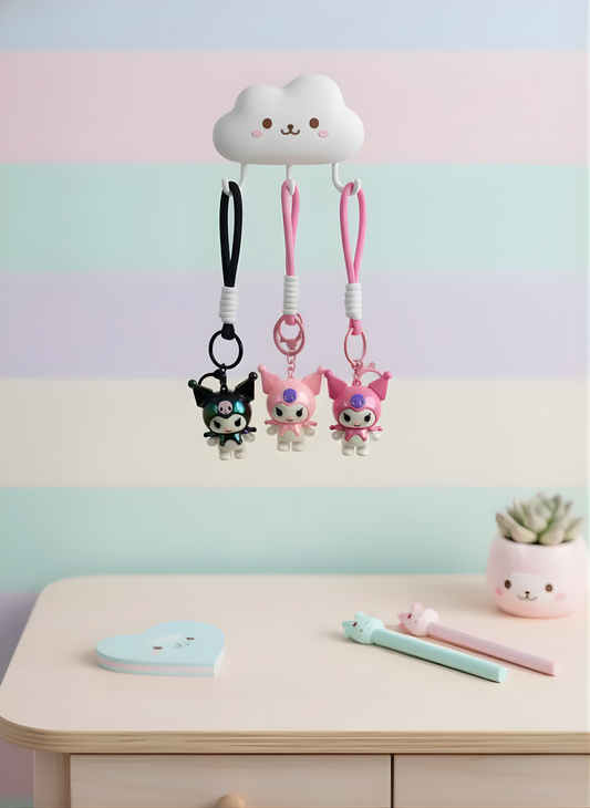 Kuromi Keychains  | Car Danglers
