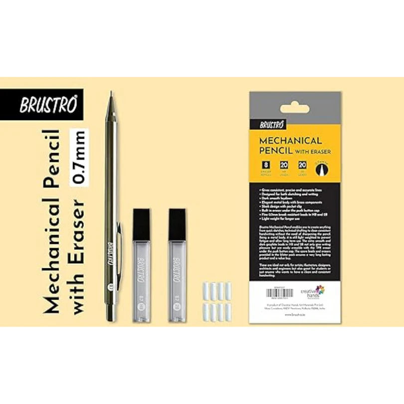 Brustro Mechanical Pencil Set With Eraser