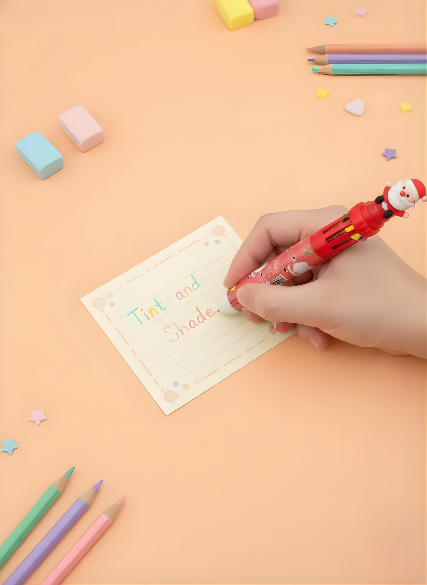 Christmas Multicolor Pen - Kawaii Pen