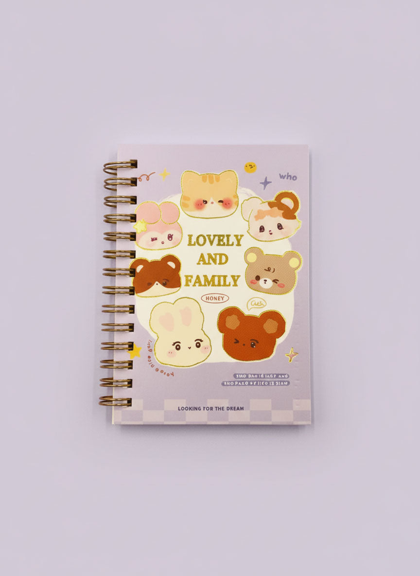 Kawaii Lovely and Family Notebook