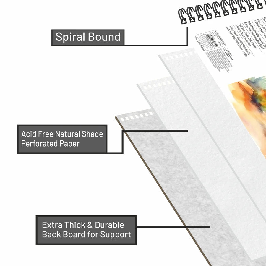 Anupam Watercolour Paper Wire o Book