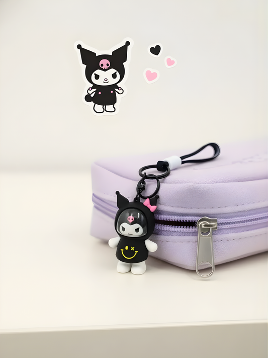 Kuromi Light Keychains | Car Danglers