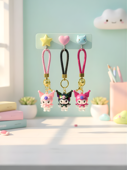Kuromi Keychains  | Car Danglers