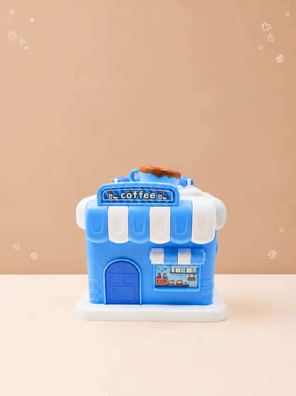Coffee House Password Piggy Bank with Handle