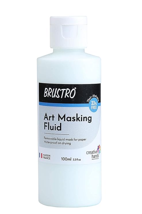 Brustro Professional Art Masking Fluid | 100ml (75ml + 25ml)