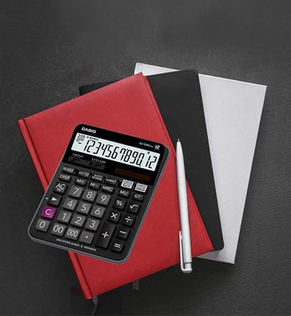 Casio DJ-120D Plus 300 Steps Check and Correct Desktop Calculator with Bigger Screen/Keys (12 Digit)