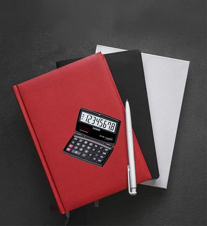 Casio SX-100-W Portable Calculator with Foldable Design