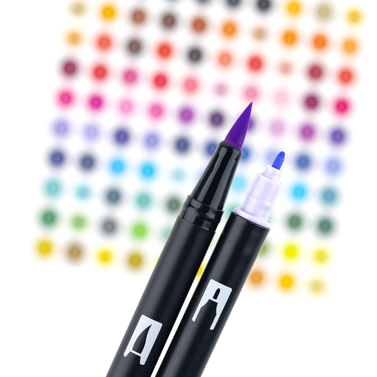 Tombow 56187 Dual Brush Pen Pastel Shades| Set of 10 |Art Markers