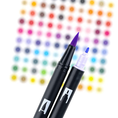 Tombow 56187 Dual Brush Pen Pastel Shades| Set of 10 |Art Markers