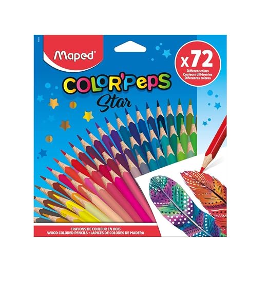 Maped Color'Peps Star 72 Shade Colour Pencils|