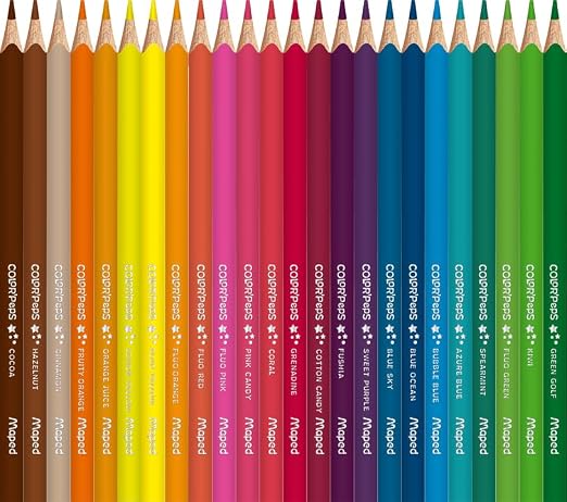 Maped Color'Peps Star 72 Shade Colour Pencils|